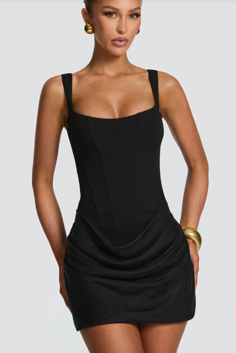 Tube Top Short Strap Bodycon Mini Dress