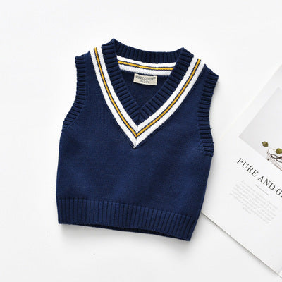 Children's Sweater Vest Pullover Top