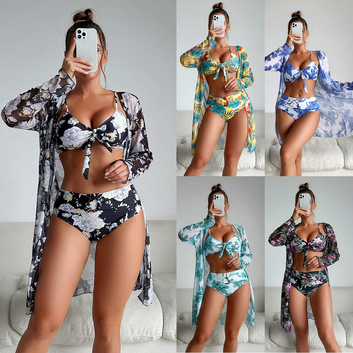 Mingyi 2024 Fashionable High-End Multi-Color Bikini Set