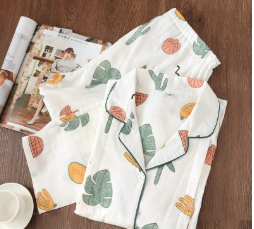 Women's Sleepwear, Maternity and Nursing Cotton Set