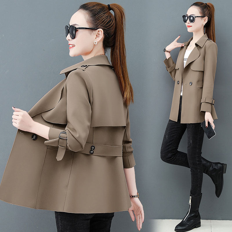 Western Style Windbreaker Coat for Women in Spring/Fall