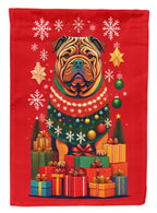 Shar Pei Holiday Christmas Garden Flag