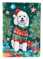 Bichon Frise Christmas Garden Flag