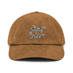 Live Salty, Die Free Corduroy hat | Embroidered Cap