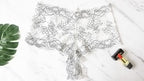 Plus Size Sheer Lingerie Set with Bra and Panties