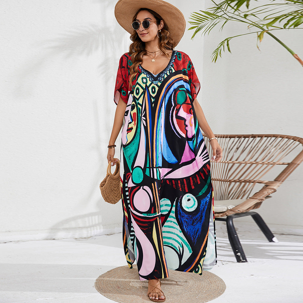44-Color Cross-Border Beach Cover-Up and Dress 1D196