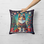 Sheltie Christmas Throw Pillow