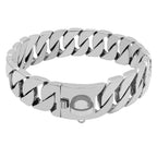 Stainless Steel Cuban Link Dog Chain Collar