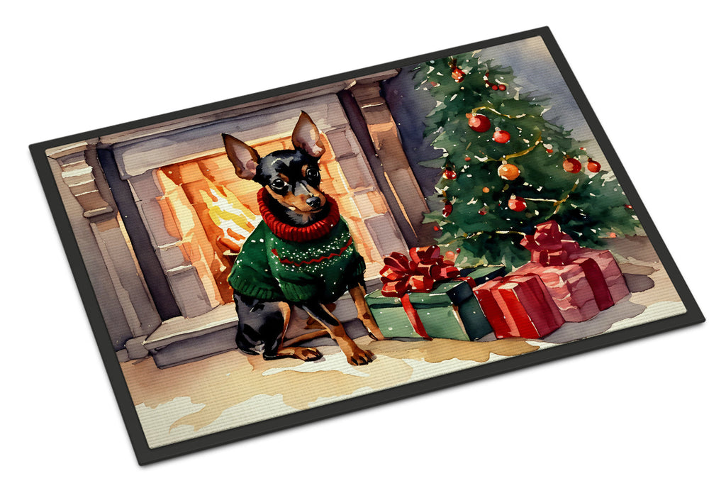 Miniature Pinscher Cozy Christmas Doormat