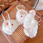 Cute Bear Plush Wireless Underwear Set