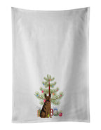 German Shepherd Black and Tan #2 Christmas Kitchen Towel Set of 2