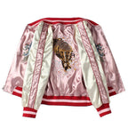 Reversible Tiger Mount Fuji Embroidered Jacket for Women