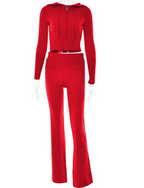 ChicComfort High-Waist Hoodie & Pants Set | Streetwear
