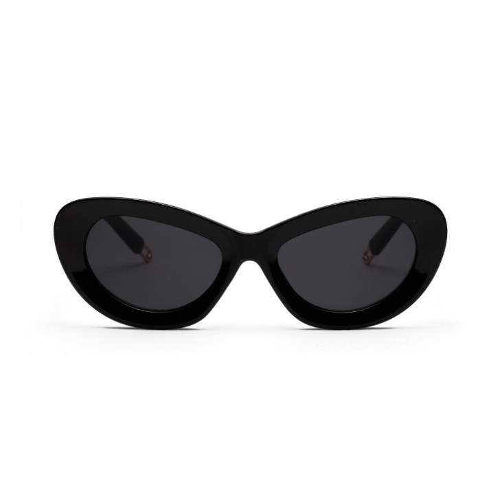 Black Cat-Eye Sunglasses