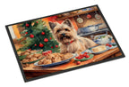 Cairn Terrier Christmas Cookies Doormat