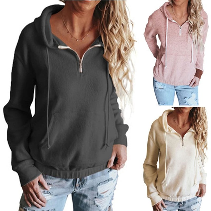 Silver Fox Hooded Pullover Casual Jacket for Women | Streetwear