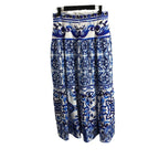 2023 New Floral Print Crop Top & High Waist Skirt