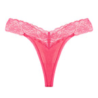Low Waist Lace Thong Panties for Women