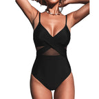 High-Waisted Triangle Bikini Swimsuit for Women