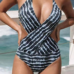 2023 Striped Triangle Sexy Women's Swimsuit