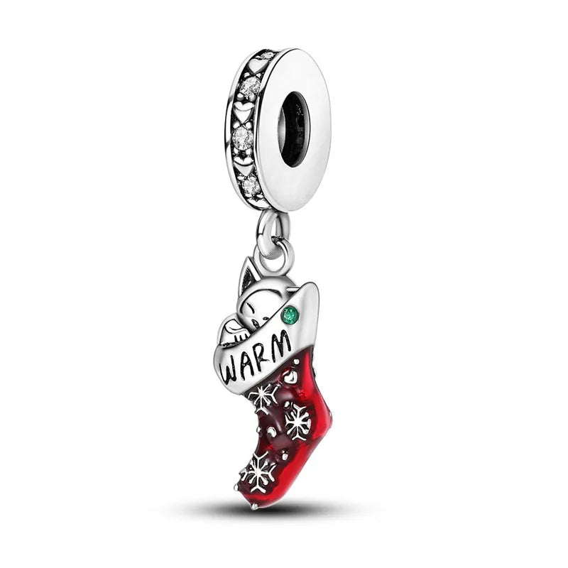 Christmas Theme Pendant Copper Plating Silver