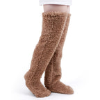 Thick Fleece Coral Home Floor Sleeping Socks