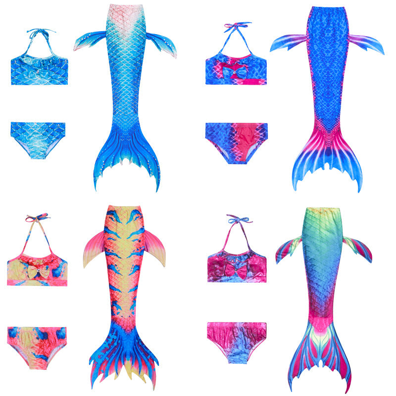 Mermaid Swimwear Set for Girls - Bikini and Accessories