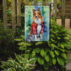 Sheltie Christmas Garden Flag