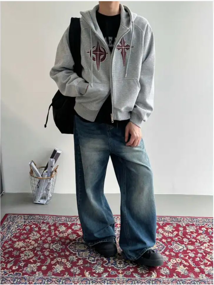 Loose-Fit Retro Cardigan for Spring and Autumn