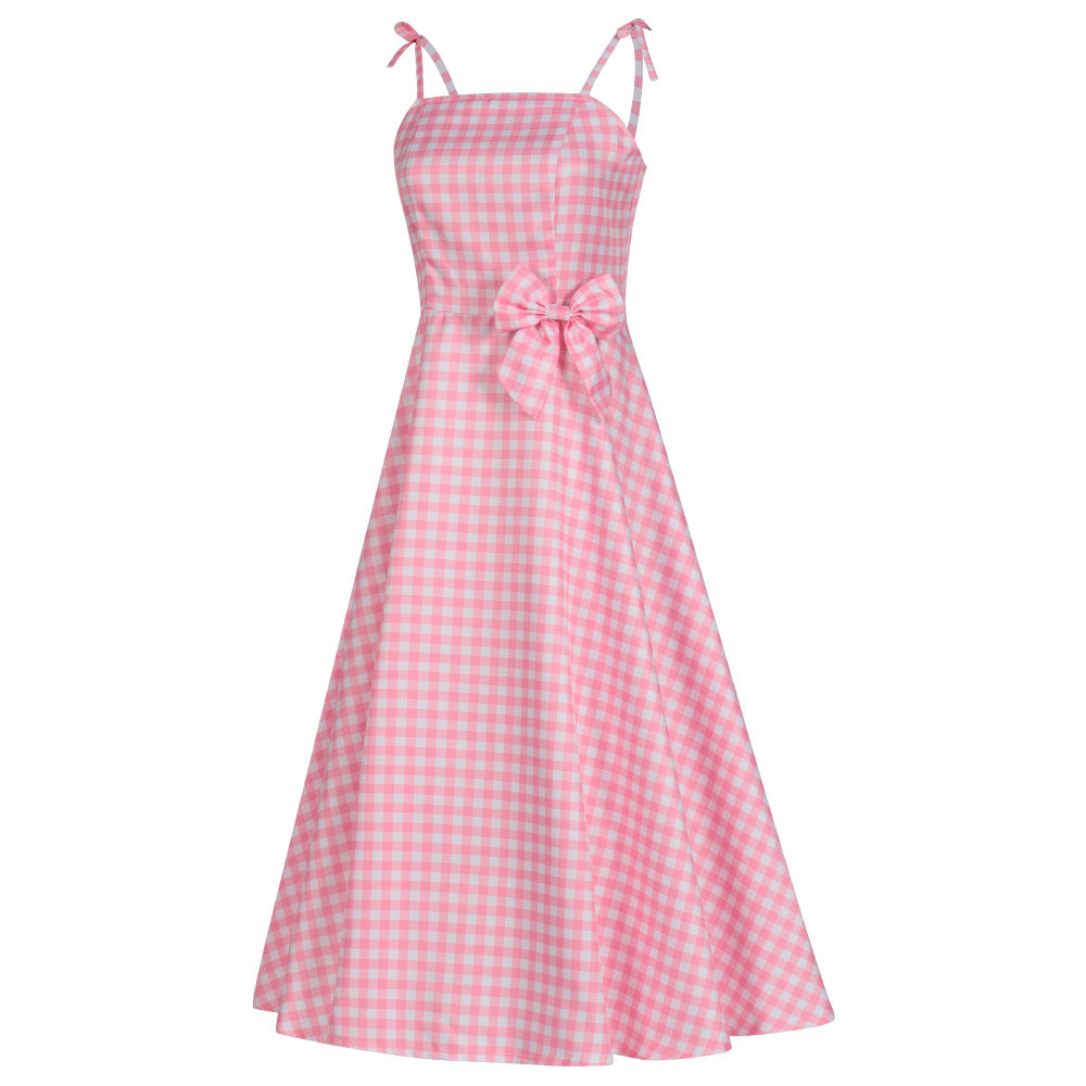 Women's Barbie Plaid Swimsuit & Costume Set for Events