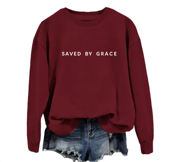 Graceful Faith Pullover Sweatshirt | Streetwear