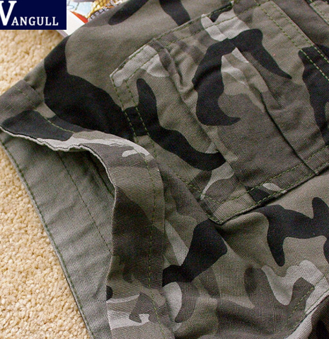 2019 Women's Camouflage Cargo Shorts with Pockets