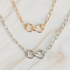 Equestrian Horsebit Chain Necklace