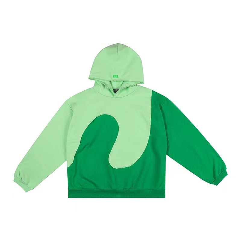 Personalized Hooded Patchwork Sweater for Men