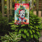 Westie Christmas Garden Flag