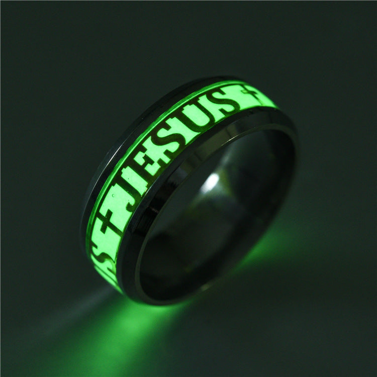 [Duplicate] Glow the Dark Christian Jesus Ring | Christian Jewelry