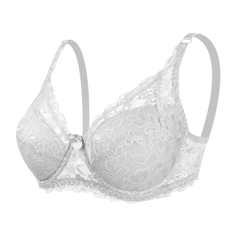 Adjustable Lace Bra - Comfortable Cotton Underwear