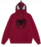 American Spider-Man Velvet Hooded Coat (One Piece)