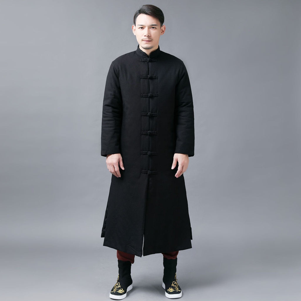 Folk Style Men's Cotton-Padded Casual Jacket