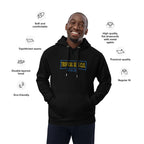 Premium Jagged Tropical Seas Eco Hoodie | Streetwear