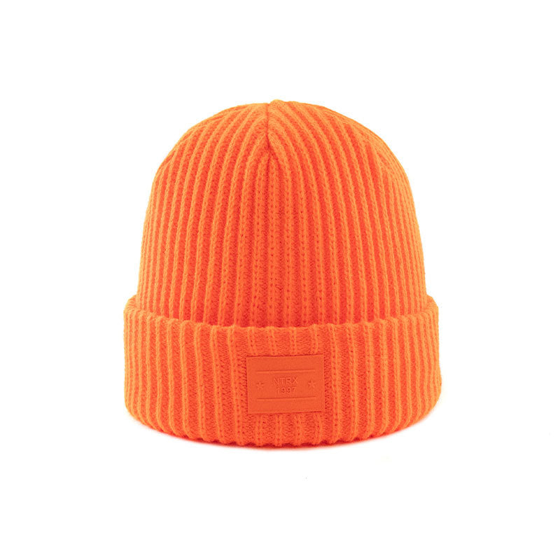 NTRX Knitted Cute Woolen Beanie Hat | Embroidered Cap