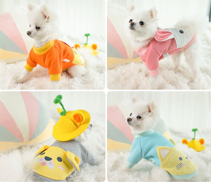 Pomeranian Puppy Sweater for Autumn and Winter