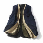 Men's Multi-pocket Retro Casual Vest Jacket Top