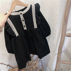 Knitted Bow Sweater Skirt in Western Style