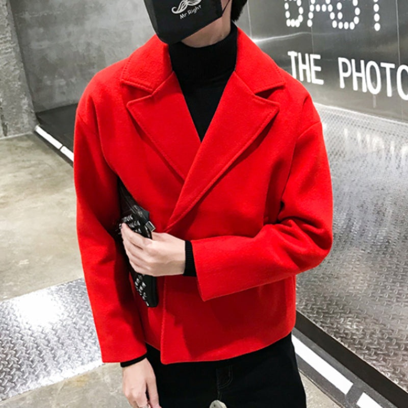 2023 Men's Quality Casual Solid Wool Coat (Winter)