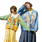 Brilliant Art Paranoia Retro Cardigan Sweater Coat