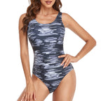 Plus Size Women's One-Piece Push Up Swimwear for Beach