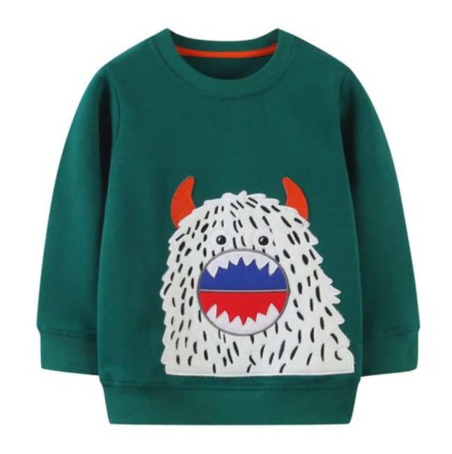 Children's Long-sleeved Terry Sweater