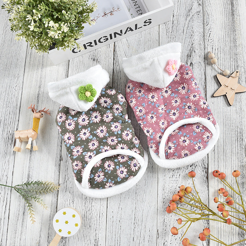 Daisy Coat for Dogs - Two-Legged Clothing Outfit