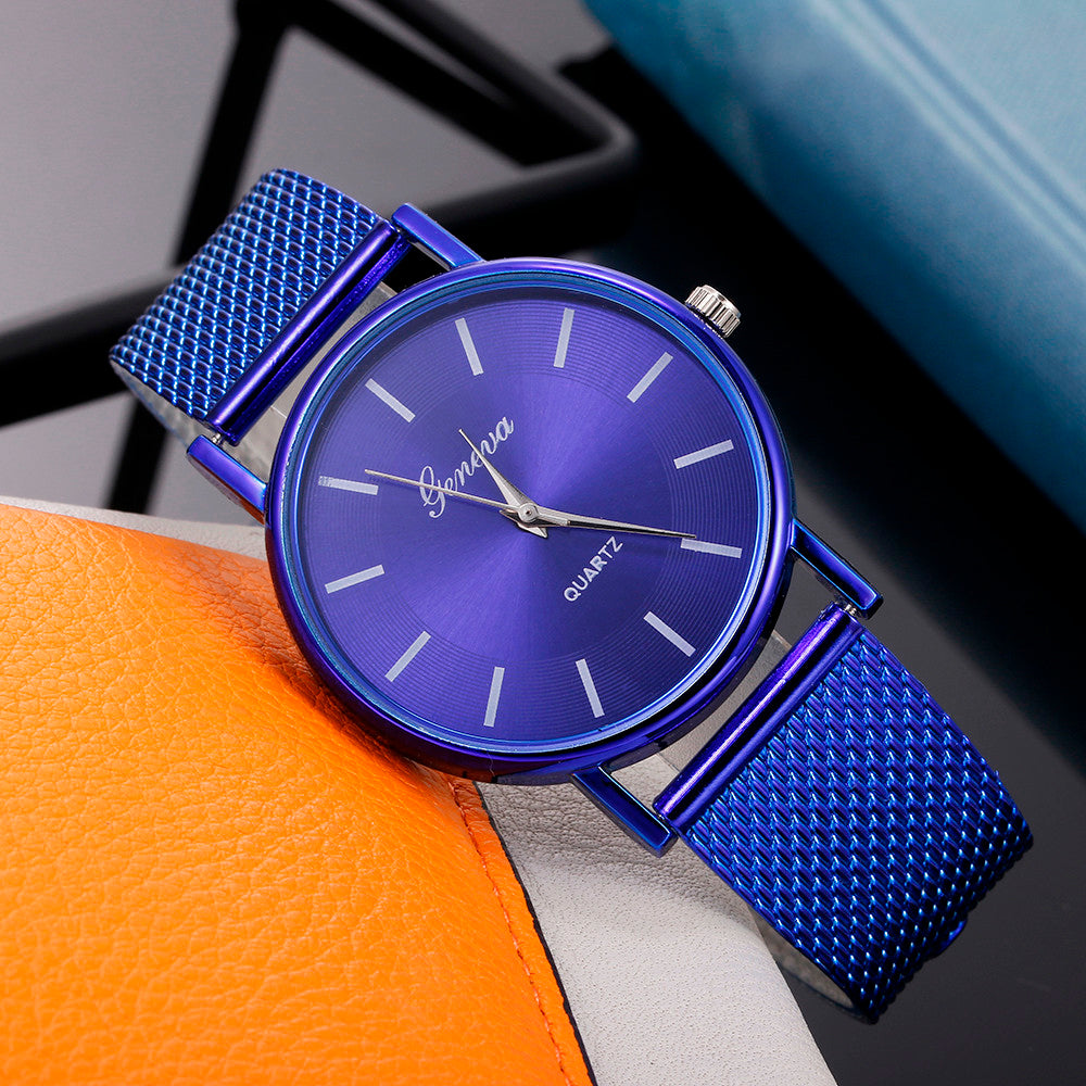 2024 New Women's Casual Quartz Mesh Dress Watch